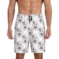 thumbnail image 3 of Lsque Poodle Dog Mens Sleep Pajama Shorts,Short Pajama Pants, Cotton Ultra-Soft Knit-X-Large, 3 of 9