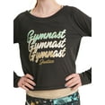 thumbnail image 3 of Justice Girls Long Sleeve Gymnastics T-Shirt, Sizes XS-XL, 3 of 4