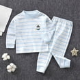 thumbnail image 2 of TOWED22 Toddler Baby Boy Clothes Embroidery Print Sweatshirt Pullovers Pants Set 12 18 24 Months 2T 3T 4T 5T 6T Outfit Fall Size:3-6 M,Color:Blue, 2 of 6