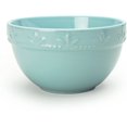 thumbnail image 3 of Signature Housewares 4 Piece Sorrento Collection Stoneware Dinnerware Set, Aqua Blue, 3 of 4