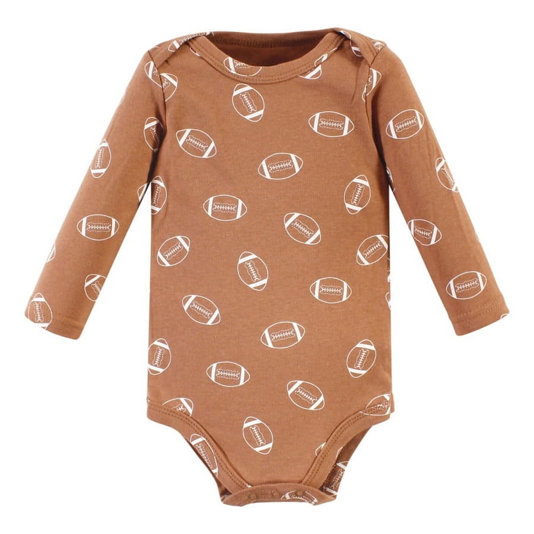 Hudson Baby Infant Long-Sleeve Bodysuits, 5-Pack photo 4