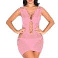 thumbnail image 1 of LSLJS Lingerie Érotique pour Femmes, Robe Tube Aguichant en Maille à Haute Élasticité, Ajourée, à Strass, Ensembles de Lingerie, 1 of 3