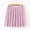 Purple, variant on Girls Casual Pleated Mini Skirt Fashion College Style Half Skirt Solid Color Short A-line Skirt for 11-18 Years