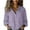 Purple-01, variant on Perfectbot Linen Shirts for Women Long Sleeves V Neck Button Down Tops Fashion Trendy Clothes with Pocket