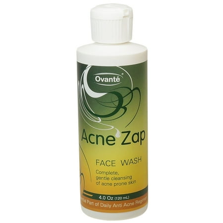 Natural Face Wash Acne Zap, Therapeutic Product Effectively Eliminate Bacteria, Prevent Control Acne Breakouts, Part of Daily Acne