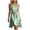 Army Green, variant on 2026 Summer Dress for Women Elegant Satin Sleeveless Party Dress with Pearl Beaded Neckline & Waist Bow Tie