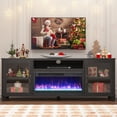 thumbnail image 2 of ENYOPRO Fireplace TV Stand for 60 Inch TV, TV Console with 23''Electric Fireplace, Console Entertainment Center Television Table for Living Room or Bedroom, 2 of 6