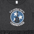 thumbnail image 4 of Inktastic I'd Rather Be in Tennessee Girls Toddler Dress, 4 of 5