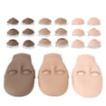 thumbnail image 1 of Cabeza de Maniquí de Pestañas Cabeza de Maniquí de Extensión de Pestañas Reutilizable Simulada de Goma de Maquillaje con Párpados Extraíbles para Tienda de Cosméticos ANGGREK Otros, 1 of 8