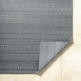 thumbnail image 3 of Hauteloom Brayan Living Room, Bedroom Patio Outdoor Area Rug - Bohemian, Transitional - Gray, Lunar Green - 5'3" x 7', 3 of 6