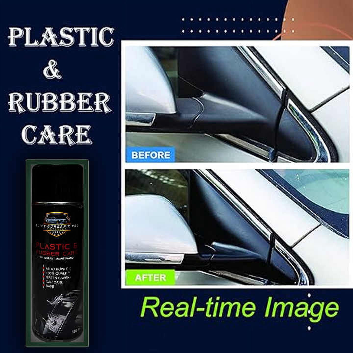 Super Cleaner & Plastic Restorer Kit for Car Care Exterior & Interior Detailing with Black Plastic Spray Car Care Products