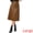 Khaki Brown, variant on DARING DIVA Women's Vintage A Line Faux PU Leather Midi Skirts XS Apricot White