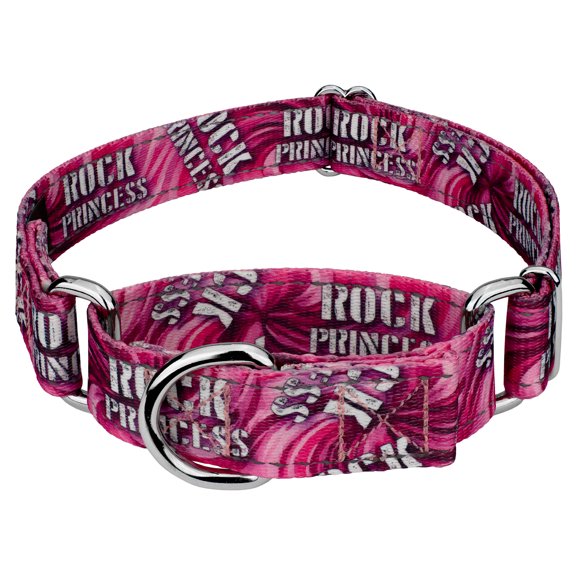 Country Brook Petz® Rock Princess Reflective Martingale Dog Collar Limited Edition, Small