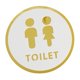 thumbnail image 4 of Letrero de Baño de 20cm, Placa Acrílica para Baño, Símbolos de Baño, Decoración de Señalización de Puerta para Hogares, Hoteles, Tiendas Y Estacionami Estilo C, 4 of 8