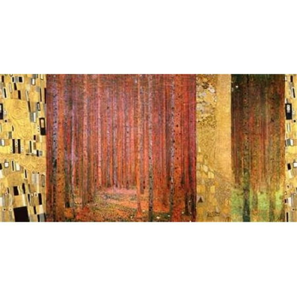 Selected Artworks PDX2GK1839SMALL Forest II Poster Print by Gustav Klimt, 10 x 20 - Small