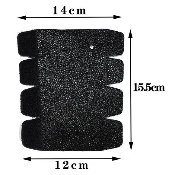 2X French Horn Leather Hand Guard Non-Slip Protective Pad Instrument Accessories