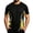 a01Yellow, variant on LODIENY Men Baggy Quick Dry Athletic Shirts Short Sleeve Crew Neck Color Block Tees Lightweight Breathable Regular Fit Tops Gray S