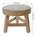 thumbnail image 2 of TABLETREANDS 1Set Khaki Rectangular Planter Holder for Indoor and Outdoor Plants 17.8X17.8X6.1In, 2 of 7