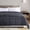 Dark Grey-Twin / Twin XL (65"x90"), variant on Lightweightforter Viscose From Duvetert Soft Dark Grey Down Alternative Summer Bedding Blanket Cool For Hot Sleepers 8 Corner Tabs(65"x 90")