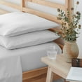thumbnail image 3 of Five Looms Everyday Cotton Percale Sheets Set, King (Gray, 4 Piece), 3 of 7