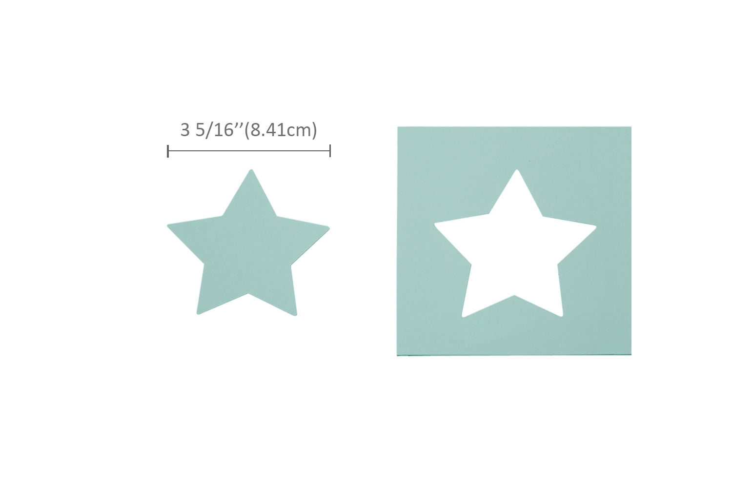 Bira Craft 3.5 inch Star Lever Action Extra Large Craft Punch, Christmas Punch, for Paper Crafting Scrapbooking