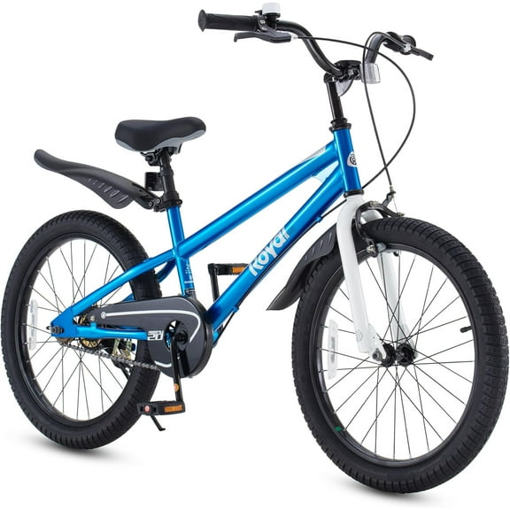 RoyalBaby Freestyle Orange 20" Kid's Bike with Kickstand and Water Bottle