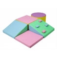 thumbnail image 1 of Toddler Foam Climbing Blocks Set - 5-Piece Soft Play Indoor for Climbing, Crawling, and Sliding for Kids 9 Months+, 1 of 5