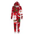 thumbnail image 3 of Odeerbi Christmas Onesie Pajamas for Family Holiday Hooded Sleep Jumpsuit Long Sleeve Family Christmas Pajamas Matching Sets Mom Print Jumpsuit Sleepwear Xmas PJs Set Multicolor, 3 of 3