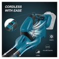 thumbnail image 2 of Brushless Powerful Lithium Battery Cordless Leaf Blower, Electric Cordless Snow Blower For 18V Battery (No Battery), 2 of 7