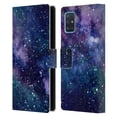 thumbnail image 1 of Head Case Designs Officially Licensed Cosmo18 Space Milky Way Leather Book Wallet Case Cover Compatible with Samsung Galaxy A51 (2019), 1 of 6