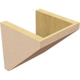 thumbnail image 5 of 8"W x 8"D x 8"H Wide Concord Rough Cedar Woodgrain TimberThane Corbel, Primed Tan, 5 of 6