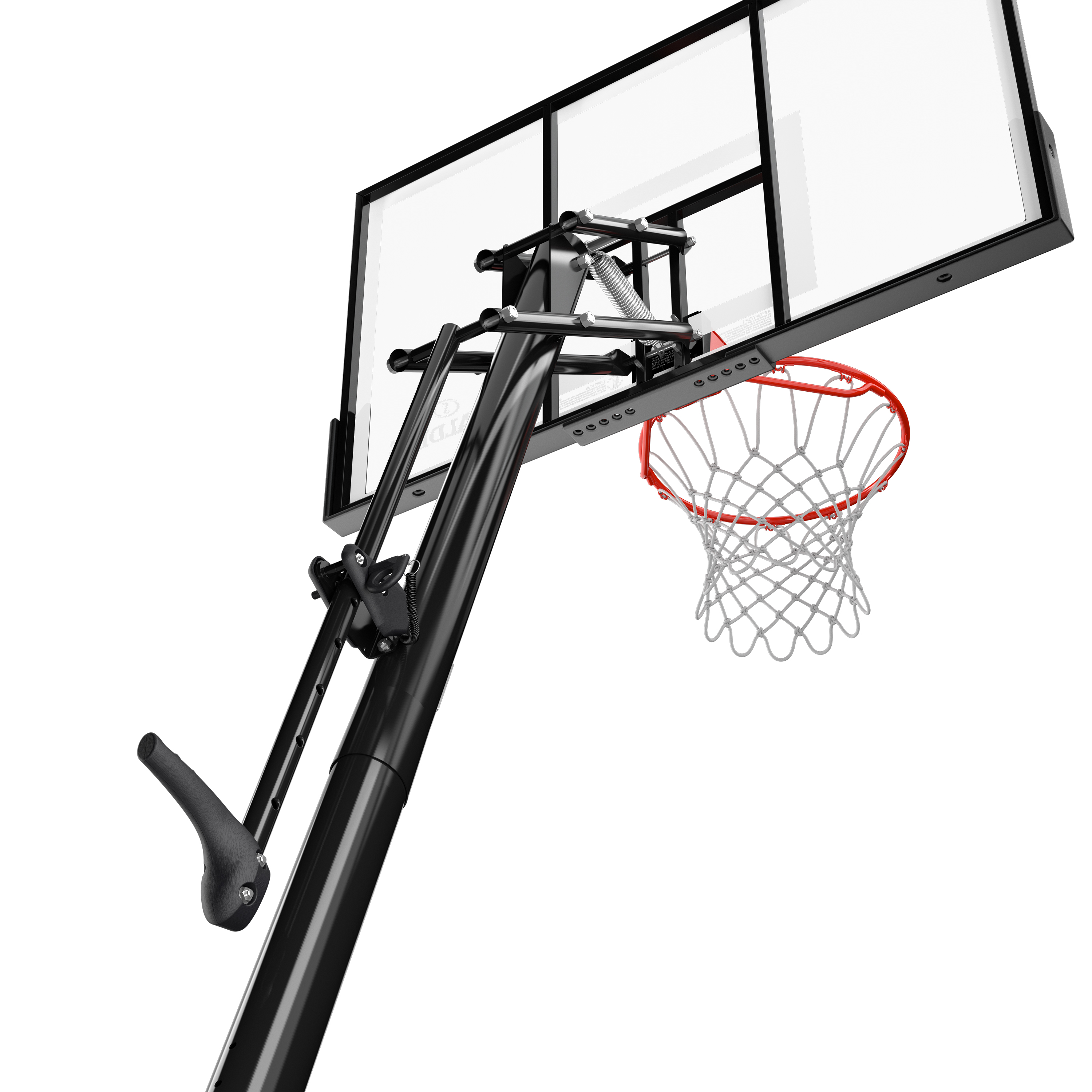 Spalding 54 inch Shatter-proof Polycarbonate Exacta Height® Portable Basketball Hoop System - image 5 of 12