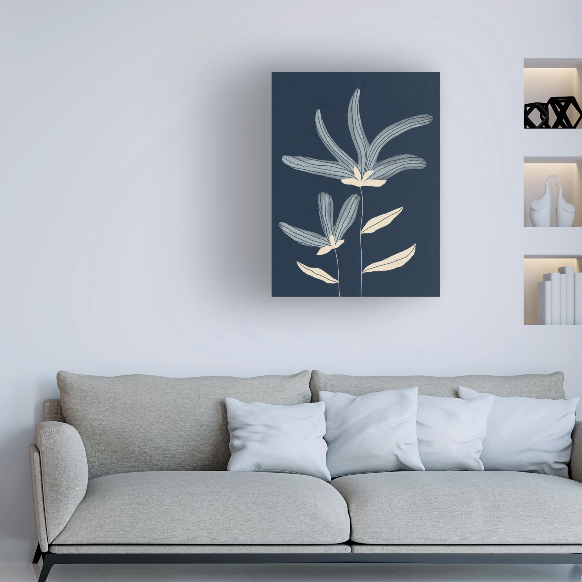 Alisa Galitsyna 'Two Flowers' Canvas Art