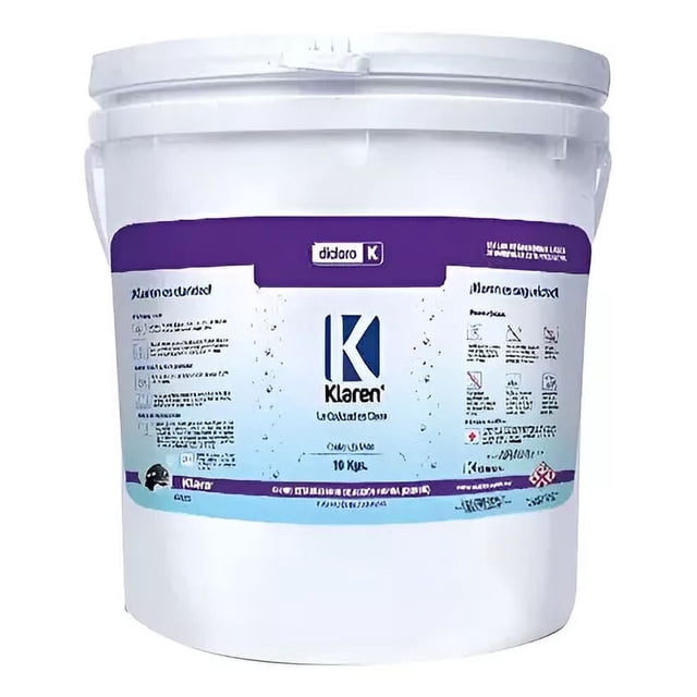 Dicloro Klaren Envase De 10 Kgs. Para alaberca