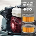 thumbnail image 3 of OULII 2Pcs Air Compressor Intake Filter Yellow Filter Paper For Industrial Use Air Compressor Parts Air Filtration, 3 of 8