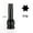 T70, variant on 1/2 Inch Drive Socket Adapter For Torx Screwdriver Bit Hex Head Wrench Tool T20 T40 T30 T100 Black Chrome Steel Construction 12.5Mm Square Head T60