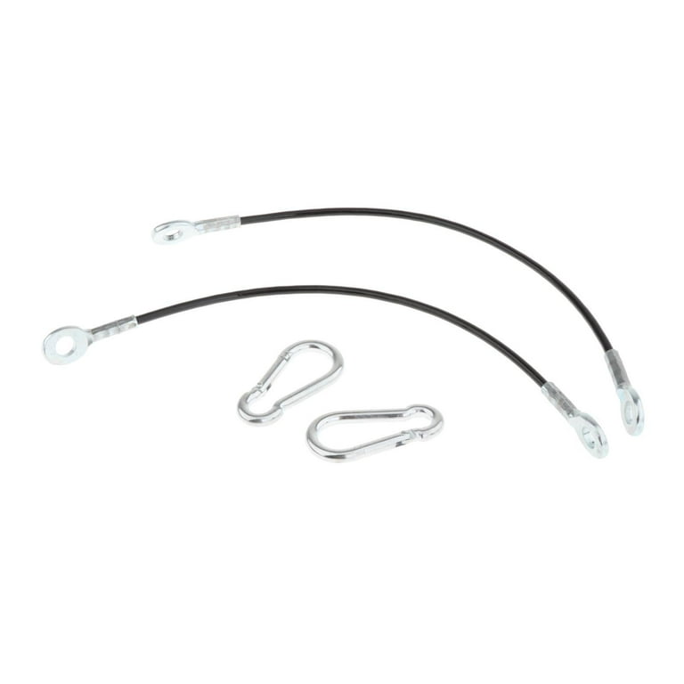 2 Pieces Fitness Pulley Cable Replacement Steel Wire Rope Durable