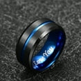 thumbnail image 3 of DESIGNICE Tungsten Rings for Men,Seamless Fit Mens Tungsten Wedding Bands,Strong Definition Mens Rings, 3 of 4