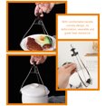 thumbnail image 4 of 2 pinzas universales para platos de cocina, de acero inoxidable, plegables, para platos calientes y cuencos., 4 of 7