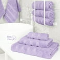 thumbnail image 2 of American Soft Linen Luxury 3 Piece Towel Set, 100% Cotton Turkish Towels for Bathroom, Lilac, 2 of 6