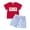 Jboys clothes03-Red, variant on HCNTES Toddler Boy 4th of July Patriotic Clothes Set, American Flag Embroidered T-Shirt & Plaid Shorts, 2Pcs Independence Day Outfits 6 12 18 24M 2T 3T