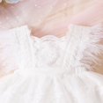 thumbnail image 4 of Enfants Bébé Fille Partie Robe Plume Mouche une Ligne Princesse Robes, 4 of 7