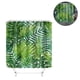 thumbnail image 2 of Cortina de ducha tropical, juego de cortinas de baño de tela de hoja de palma de plátano verde con ganchos decoración de baño lavable a máquina Ormromra 2034905-1, 2 of 9