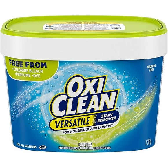 OxiClean Free Versatile Stain Remover Powder, NO Perfumes or Dyes, 1.36-kg