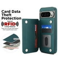 thumbnail image 6 of Compatible for Google Pixel 9 / 9 Pro Wallet Case with Card Holder, PU Leather Flip Kickstand Card Slots Purse Case, Double Magnetic Clasp Durable Shockproof Cover for Google Pixel 9 / 9 Pro,Darkgreen, 6 of 8