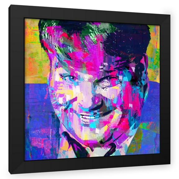 Stephen Chambers 20x20 Black Modern Wood Framed Wall Art Titled - Chris Farley
