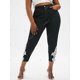thumbnail image 2 of Jeans Talla Extra Ajustados Rasgados Rosegal  Vaqueros de talla grande, 2 of 5