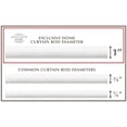 thumbnail image 2 of EXCLUSIVE HOME Napoleon 1" Curtain Rod and Finial Set, Distressed White, Adjustable 84"-160", 2 of 5