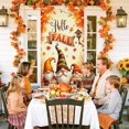 thumbnail image 3 of Large Fall Door Cover Decorations Fall Door Banner for Front Door Realistic Sunflower Maple Leaves Pumpkin Door Hanging Sign Autumn Harvest Backdrop Background for Thanksgiving Holiday Party Supplies, 3 of 6