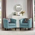 thumbnail image 5 of Modway Prospect 2 Piece Performance Velvet Armchair Set in Sea Blue, 5 of 5